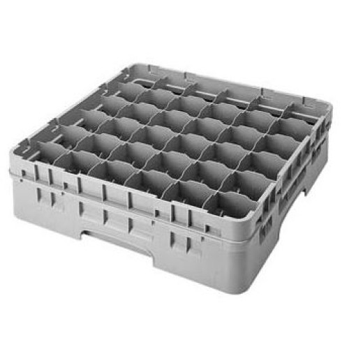 Kasetė taurėms bokalams CAMBRO 36 vietų, h-9,2cm, Ø7,3cm, smėlio sp.