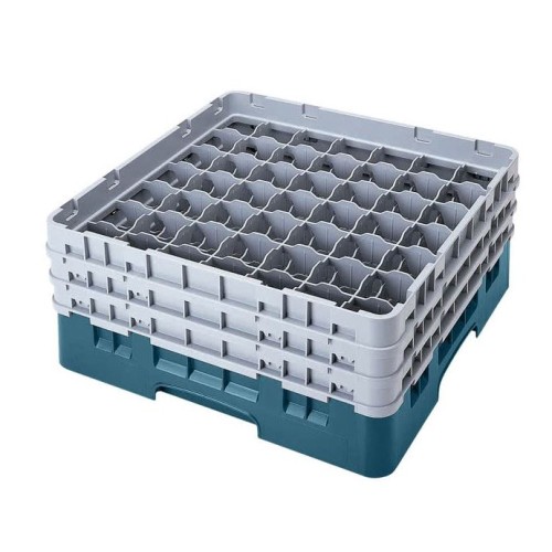 Kasetė taurėms bokalams CAMBRO 49 vietų, h-17,4cm, Ø-6.2 cm, turkio sp.