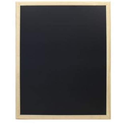 SECURIT sieninė kreidinė lenta 40x50x3,5cm , šv. rudais mediniais rėmais