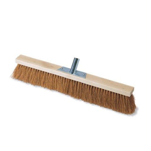 Šepetys grindims su jungtimi kotui 60 cm, medinis, kokoso pluošto, be koto