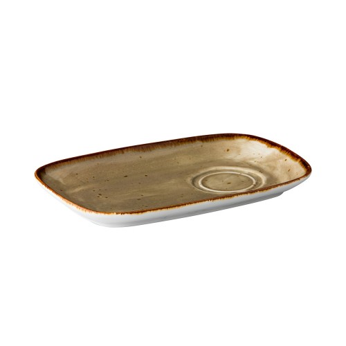 Pailga lėkštė Q Authentic 25 x15 cm, smėlio sp.