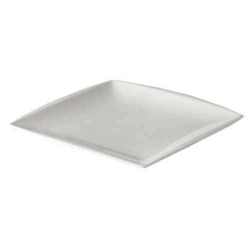 Lėkštė Q Fine China Cloud 25,4 x 25,4cm, balta