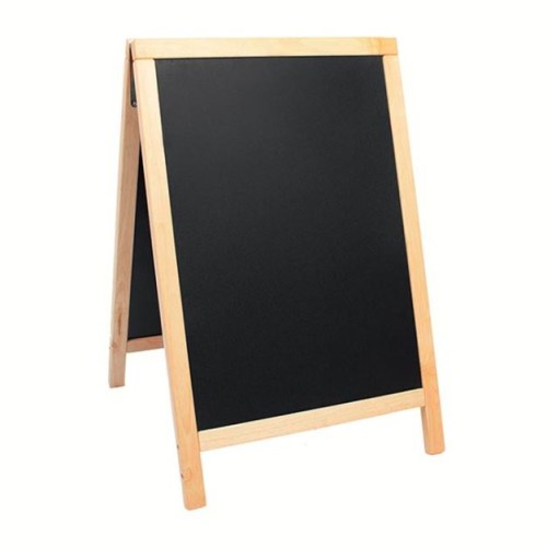 SECURIT medinis dvigubas stendas Deluxe 89x57,5x6,5cm, juodas smėlio spalvos rėmu