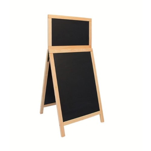 SECURIT medinis dvigubas stendas Deluxe 87x56,5x6,5 cm, juodas smėlio spalvos rėmu