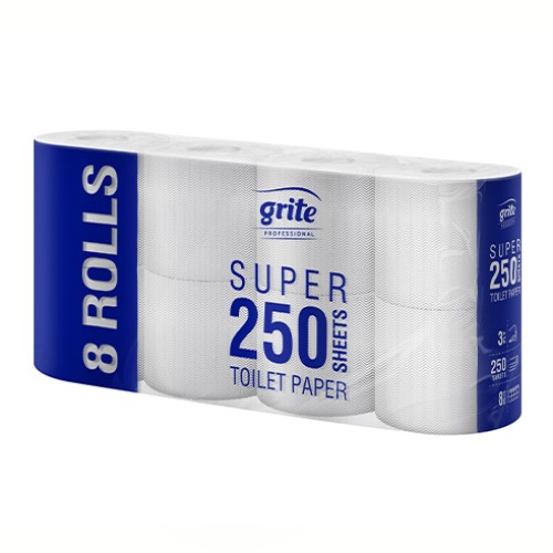Tualetinis popierius Grite Super Mini 250T 8 rit. pak.