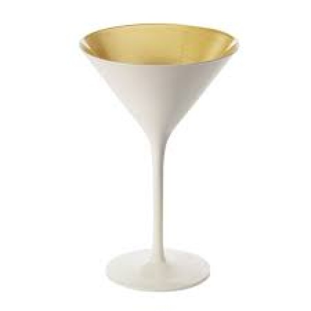 Taurė kokteiliams Olympic baltos auksinės sp., 200ml, ø11x17,3cm