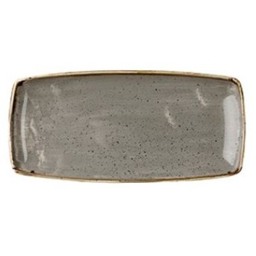 Lėkštė Churchill Stonecast Peppercorn 29,5x15cm, stačiakampė, pilkos sp.
