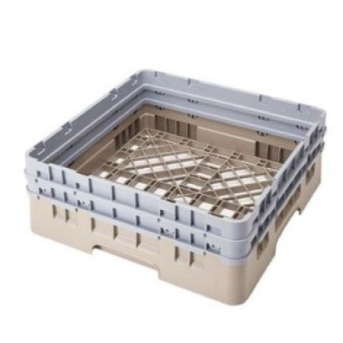 Dežė plovimui CAMBRO CAMRACK (2 paaukštinimai.pilka) (50 x 50 x 18,4 cm)