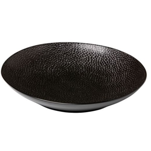 Lėkštė Q Authentic Honeycomb ø25,5 cm, juodos sp.