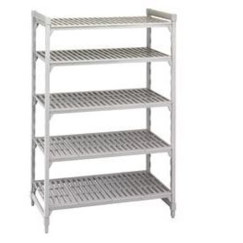Pradžios rinkinys stacionariam stelažui CAMBRO Premium (0,4 x1,28 x1,8 m) (4 stovai + 4 sujungimai + 5 perforuotos lentynos))