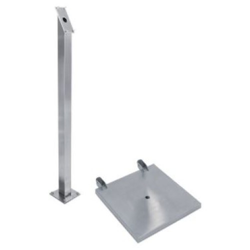 SECURIT stovas informaciniam LED stendui 85x27 cm, dengto plieno