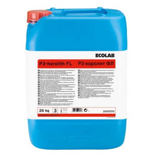 Rūgštinė plovimo priemonė P3-HOROLITH FL 26 kg, maisto pramonei