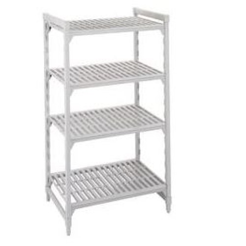Pradžios rinkinys stacionariam stelažui CAMBRO Premium (0,5 x1,38 x1,7 m) (4 stovai + 4 sujungimai + 4 perforuotos lentynos))