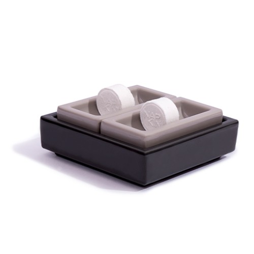 Rinkinys NAPKIN servetėlėms (1 padėkliukas su 2 lėkštelėm)