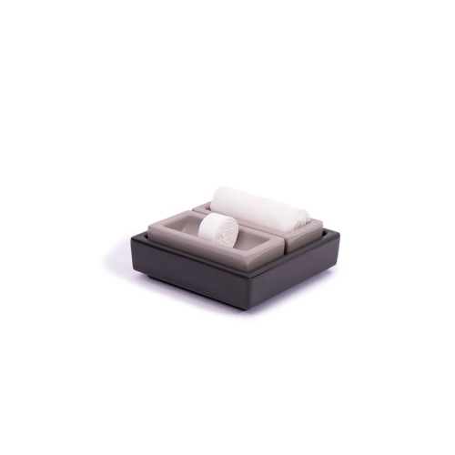 Rinkinys NAPKIN servetėlėms (1 padėkliukas su 2 lėkštelėm)