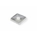 Padėkliukai servetėlėms NAPKIN 7,5x7,5cm h-1cm, 6vnt. pak. aliuminiai