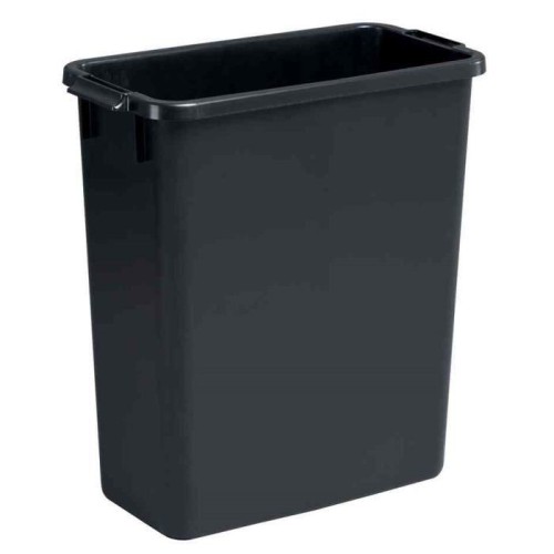 Šiukšliadėžė Indoor waste 60L juoda spalva, 32x46x58cm, be dangčio, polipropileno