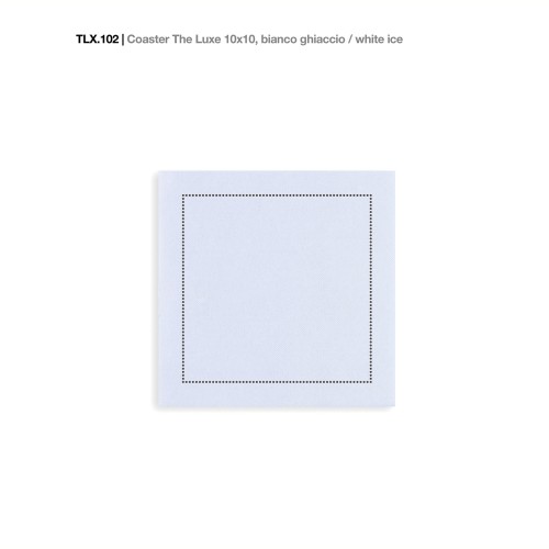 Padėkliukai taurei The Luxe Bianco 10x10cm, ledo sp., 1x1000 vnt. dėž. (1000 vnt), neaustinės medžiagos
