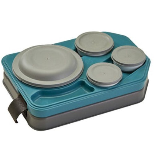 Termo padėklas CAMBRO W37xL53xH10,5 plastikinis su užspaustukais be indų
