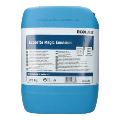Skysta audinių plovimo priemonė ECOBRITE MAGIC EMULSION 25kg