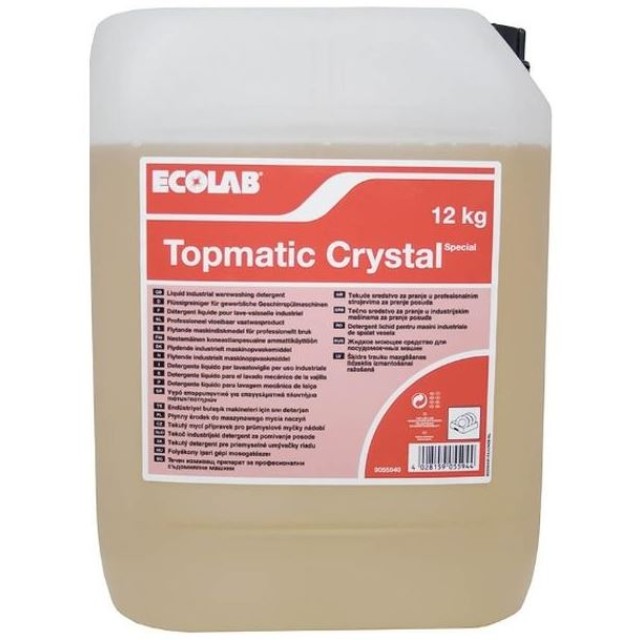 Plovimo priemonė indaplovėms stiklui TOPMATIC CRYSTAL SPECIAL 12 kg