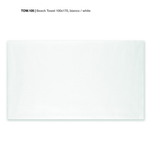 Rankšluostis Towellness 100x170cm, baltos sp., 50x1 vnt. dėž.