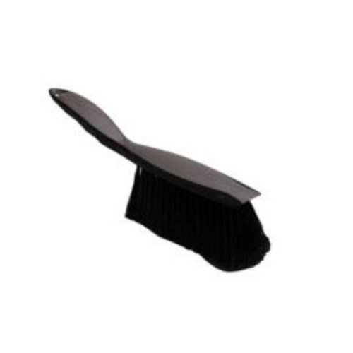 Šluotelė su rankena minkštais šereliais 30 cm, pilka