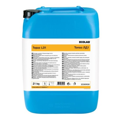 Silpnai šarminė neutrali plovimo putomis priemonė P3-TOPAZ LD1 21 kg, maisto pramonei