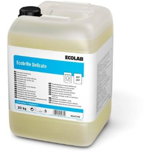 Skysta audinių plovimo priemonė jautriems audiniams ECOBRITE DELICATE 20kg