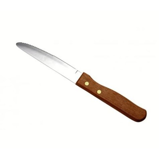 Peilis steikui Jumbo 25 cm, medinė rankena