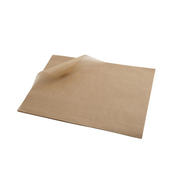 Sviestinis popierius Brown 25x20cm, 1000 vnt. pak.