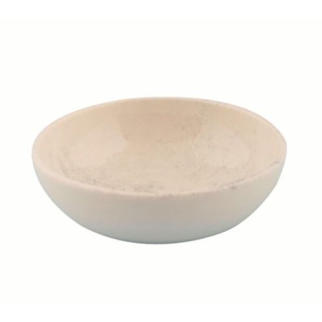 Dubenėlis Porland Smoky 10x3,3 cm, 95 ml baltas, su pilku raštu