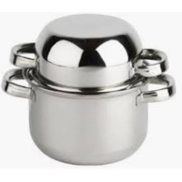 Puodas midijoms su dangčiu 2,7 l, 19,5x13cm, nerūd. plieno