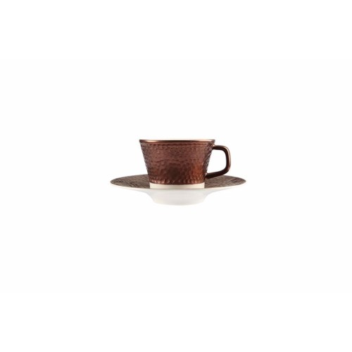 Lėkštutė su puodeliu Porland Legacy Copper 80ml, bronzinės sp.