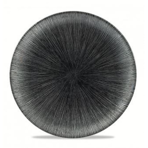 Lėkštė Churchill Agano Black ø26cm, juoda