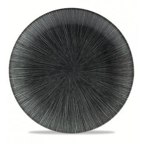 Lėkštė Churchill Agano Black ø21,7cm, juoda