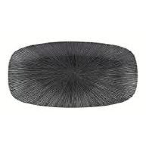 Pailga lėkštė Churchill Agano Black 35,5x18,9cm, juoda