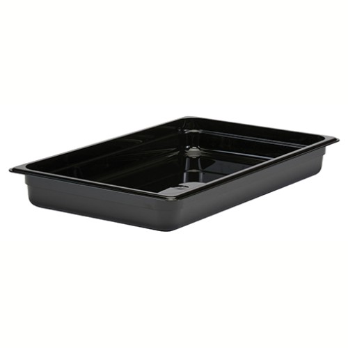Indas maistui laikyti CAMBRO (juodas) (GN1 1-53 x32.5cm, h-6,5cm, 8,5l)