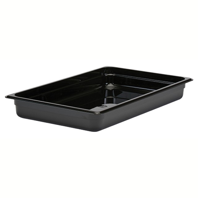 Indas maistui laikyti CAMBRO (juodas) (GN1 1-53 x32.5cm, h-6,5cm, 8,5l)