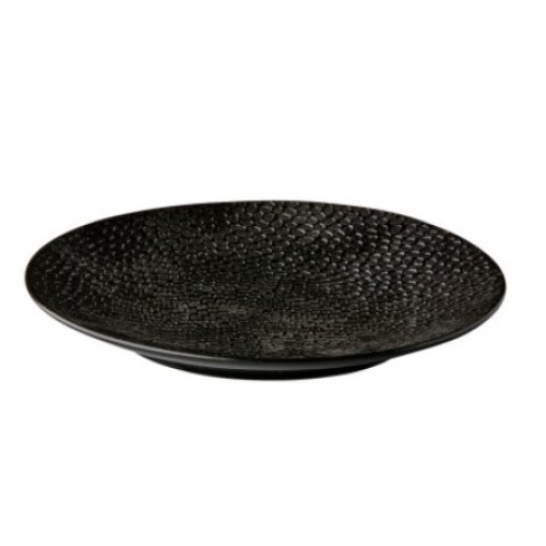 Lėkštė Q Athentic Honeycomb 16cm, juodos sp.