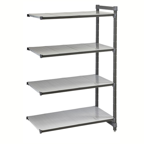 Pridėtinis stovas su sujungimais stelažui CAMBRO Basics series su 5 lygiomis lentynomis (610x870x1830mm)