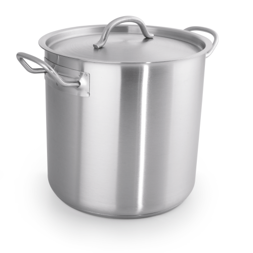 Puodas su dangčiu Ø24cm, h-20cm, 9l, nerūd. plieno