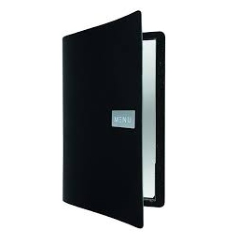 SECURIT meniu segtuvas RAW leather A4, 33,2x24,6x0,5cm , juodos sp.