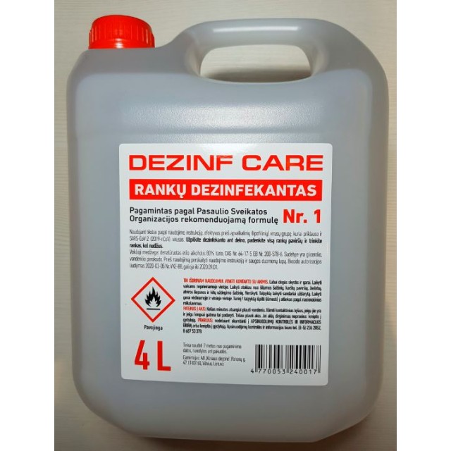 Rankų dezinfekantas 4l