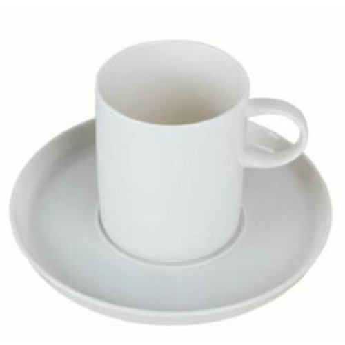 Puodelis su lėkštute Porland Chopin 200 ml, kreminės sp.