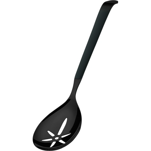 Stalo įrankiai AMEFA Buffet (Black PVD) savitarnos šaukštas - kiaurasamtis, juodas, 3,5mm, 310mm