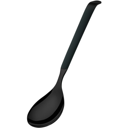 Stalo įrankiai AMEFA Buffet (Black PVD) didelis savitarnos šaukštas salotoms, juodas, 3,5mm, 290mm