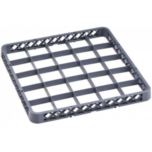 Paaukštinimas puodelių plovimo kasetei (25 vietų) 9,2x9,2x4,5cm, polipropileno, pilkos sp.