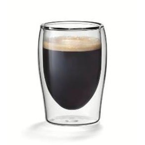 Espresso kavos puodelis Flame, dvigubomis sienelėmis 80 ml, ø5,8,  h-8,2cm