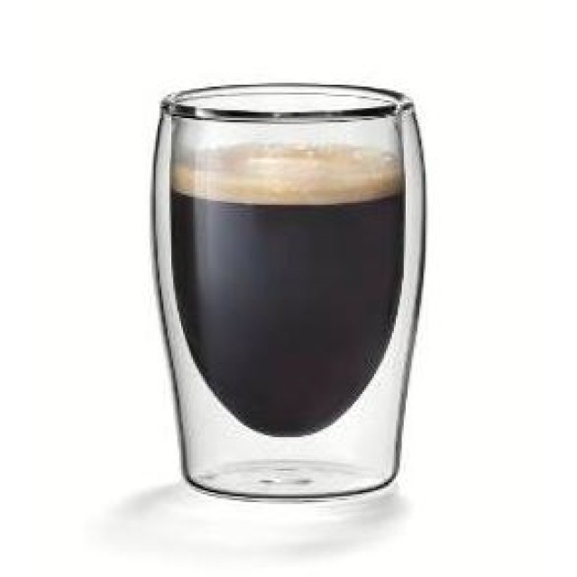 Espresso kavos puodelis Flame, dvigubomis sienelėmis 80 ml, ø5,8,  h-8,2cm